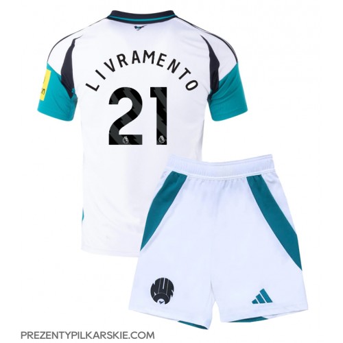Stroje piłkarskie Newcastle United Tino Livramento #21 Koszulka Trzeciej dla dzieci 2024-25 Krótki Rękaw (+ szorty)
